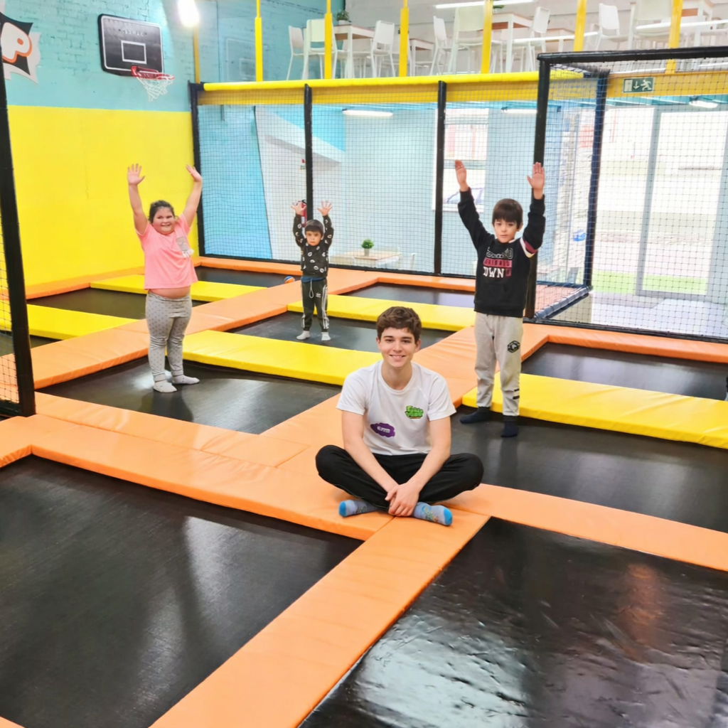 Zona de trampolins do FV Fun Park Gaia